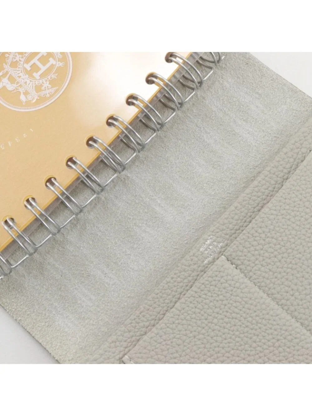 Hermes Ulysse Neo PM Note Cover Leather Gray C Agenda